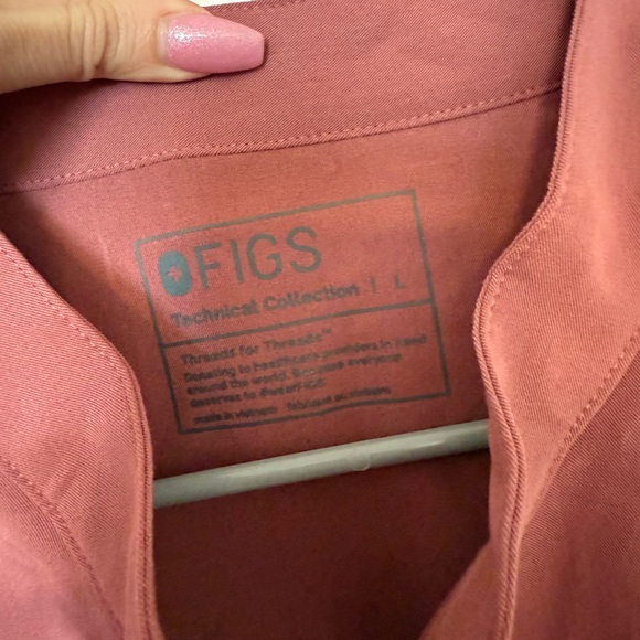 Figs Rafael Scrub Top with Mandarin Collar - Picture 4 of 7